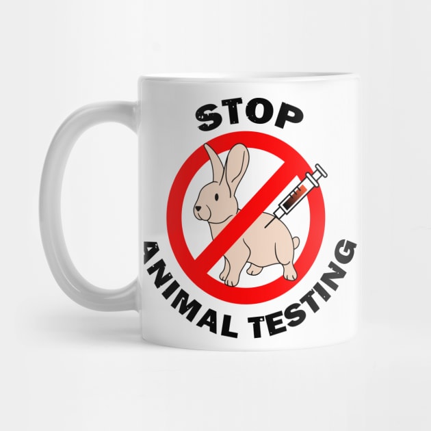 Stop Animal Testing Animal Activism Rabbit Animal Welfare by Mochabonk